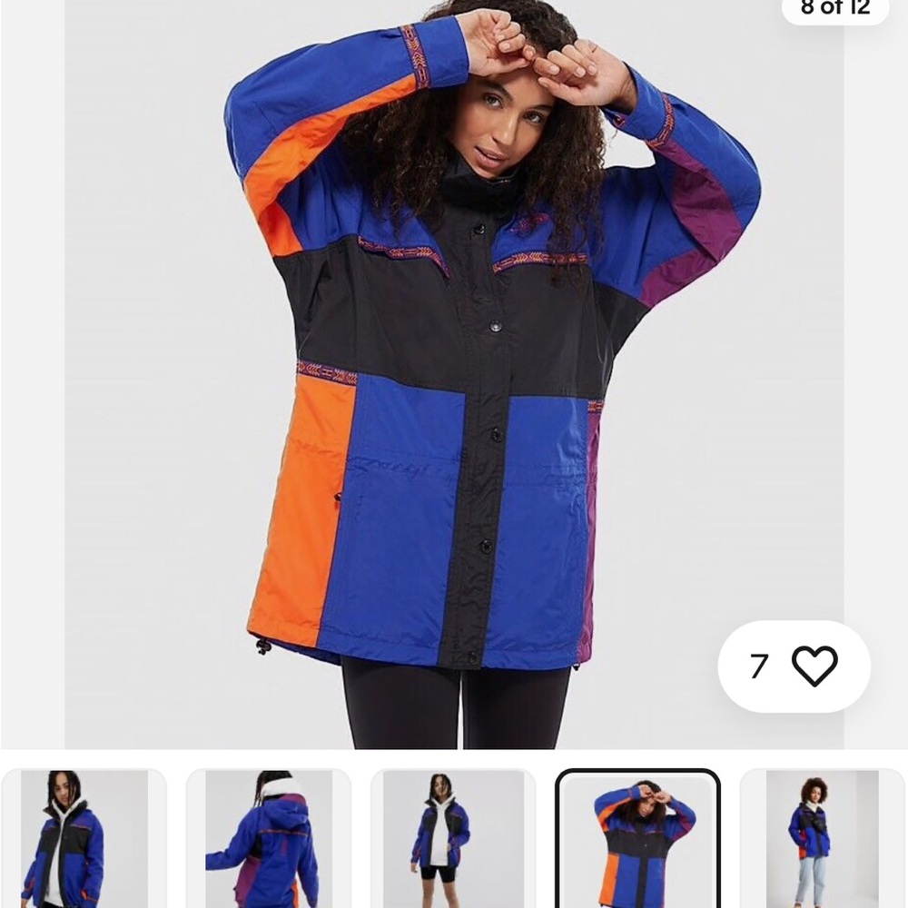 The North Face 92 Retro Rage Jacket Aztec Women’s Large - Picture 6 of 6